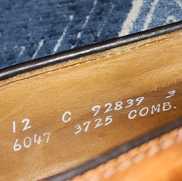 Men Vintage Brown Leather Tassel Loafer By Allen Edmonds Size 12/Designer loafer - Picture 12 of 12